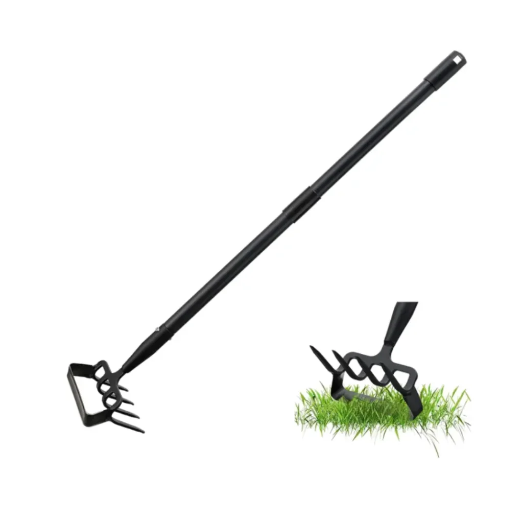 Azada de estribo de 62 pulgadas de largo herramientas de jardin cultivador para deshierbe azada de jardin resistente para jardineria