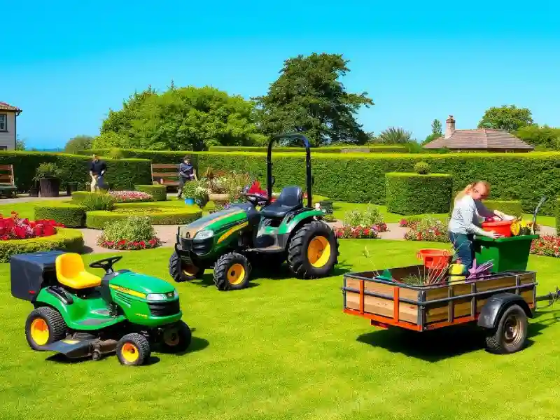 Cobertura de seguros para vehículos de jardinería