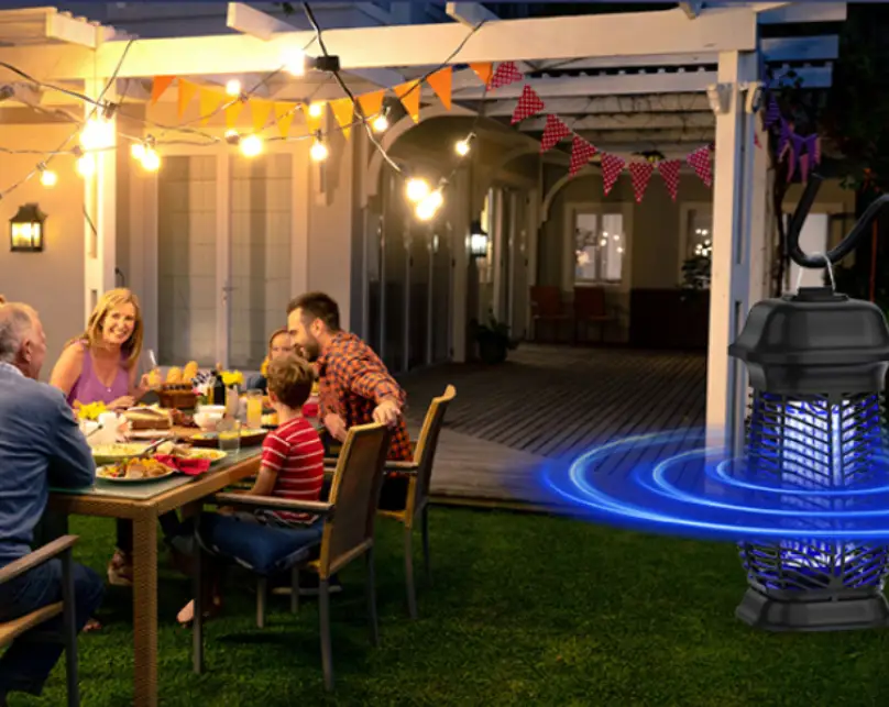 Lampara solar antimosquitos para jardin 20W Bug Zapper Outdoor